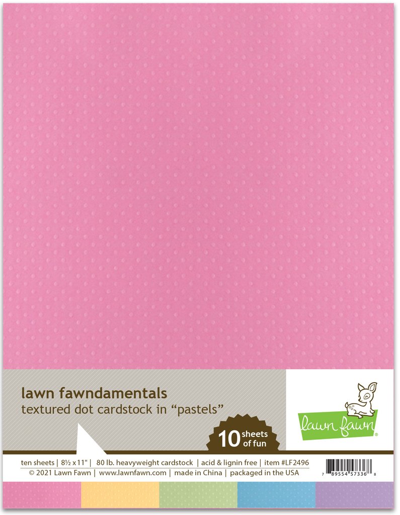 Pastels - Textured Dot Cardstock - Lawn Fawn