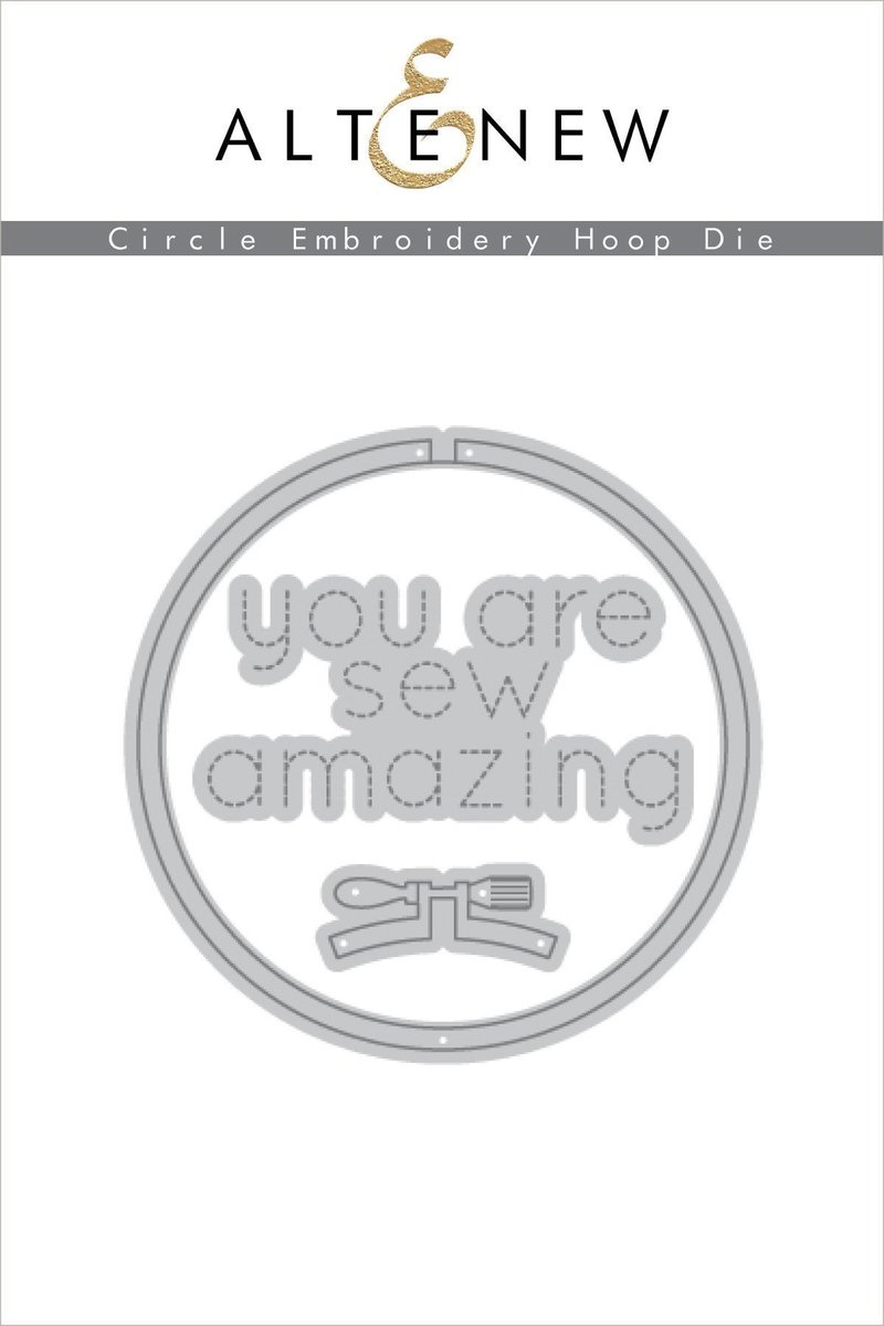 Circle Embroidery Hoop - Die Set
