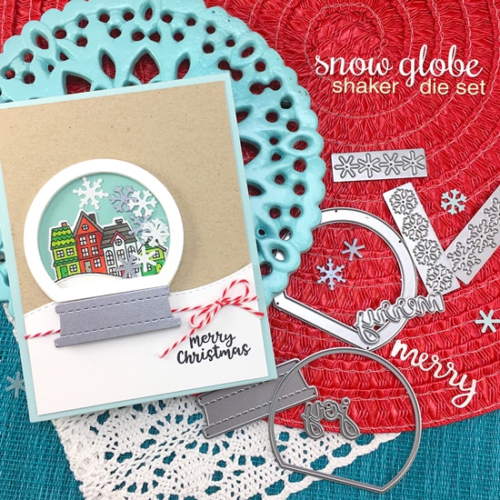 Snow Globe Shaker - Die Set