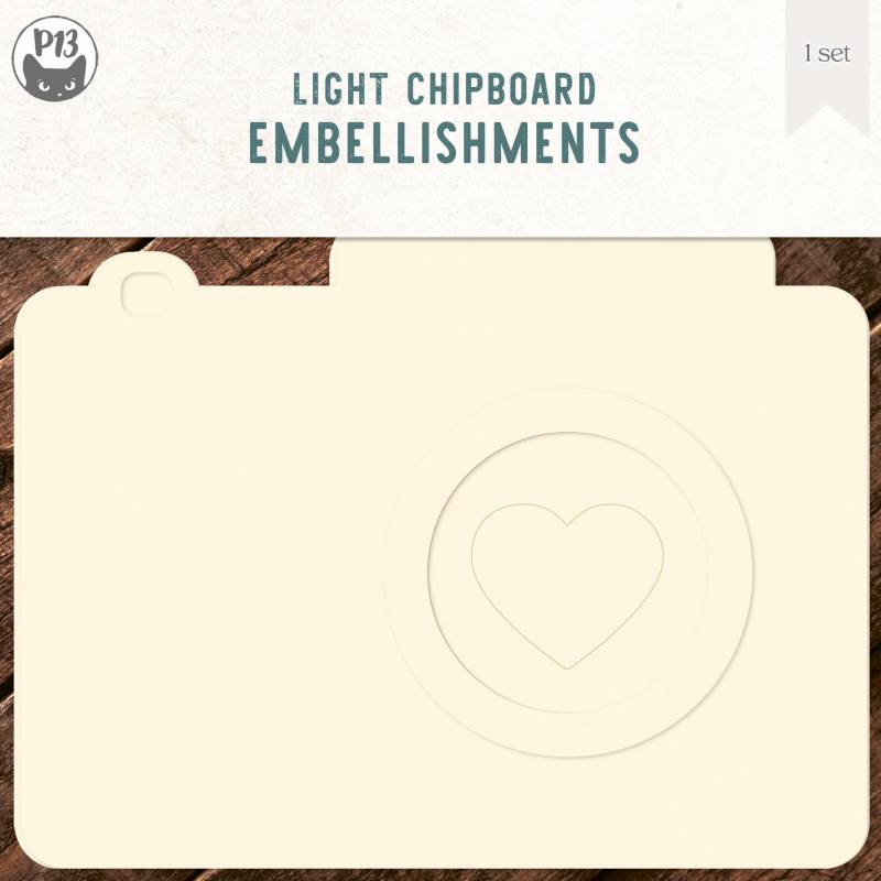 Album Base Photo - Light Chipboard