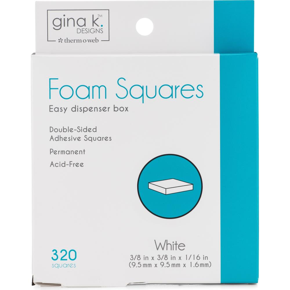Foam Squares - White - Gina K Designs