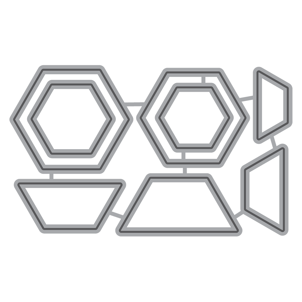 Hexagon Patterns - Honey Cuts