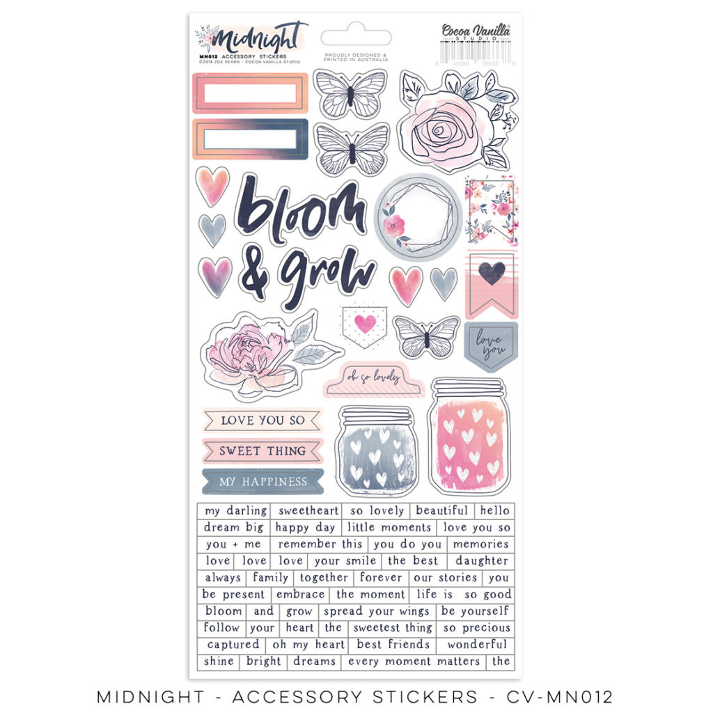 Accessory Stickers - Midnight Accessory Stickers - Midnight