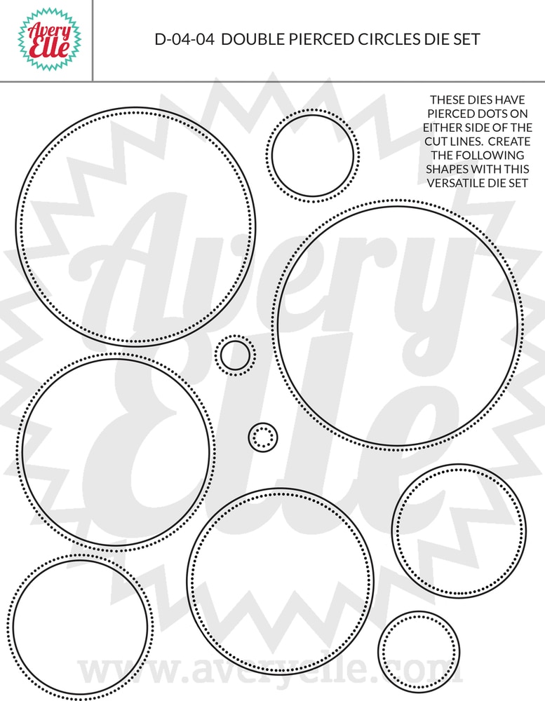 Double Pierced Circles - Elle-ments