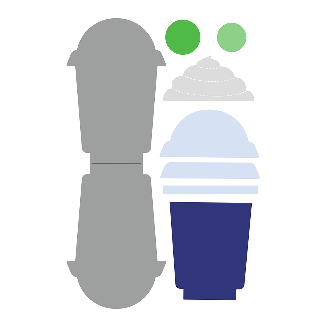 Frappe Shake Card Card - Honey Cuts