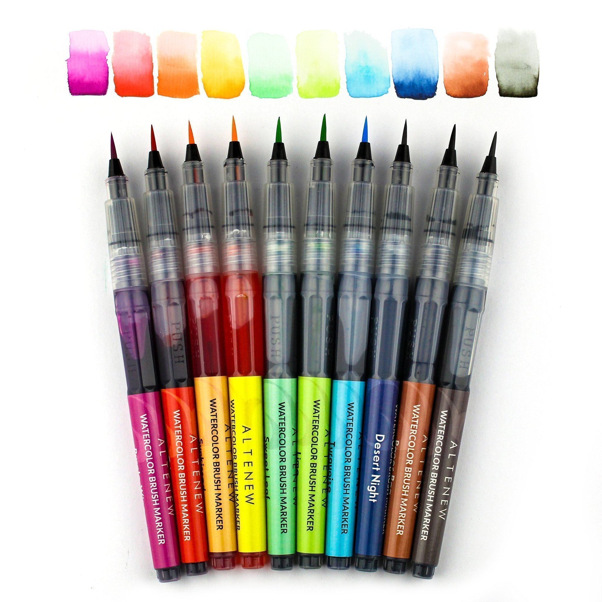 Tropical Fiesta Set - Watercolor Brush Markers Tropical Fiesta Set - Watercolor Brush Markers