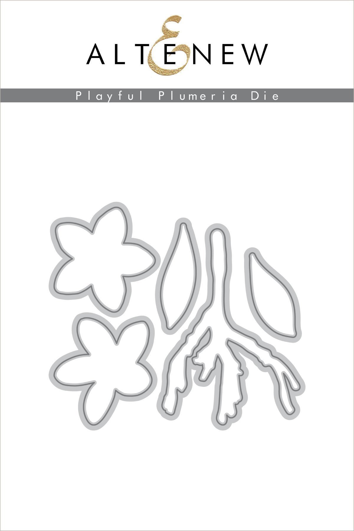 Playful Plumeria - Die Set