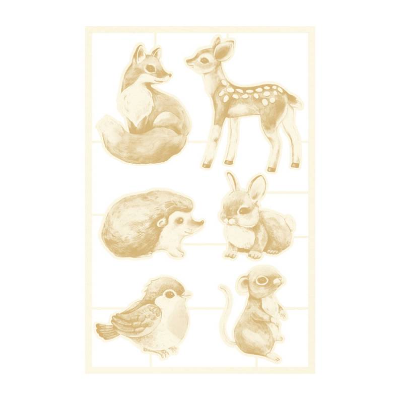 Light Chipboard Embelishments - Forest Tea Party