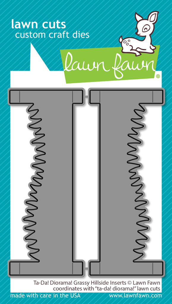 Ta-Da! Diorama! Grassy Hillside Inserts - Lawn Cuts