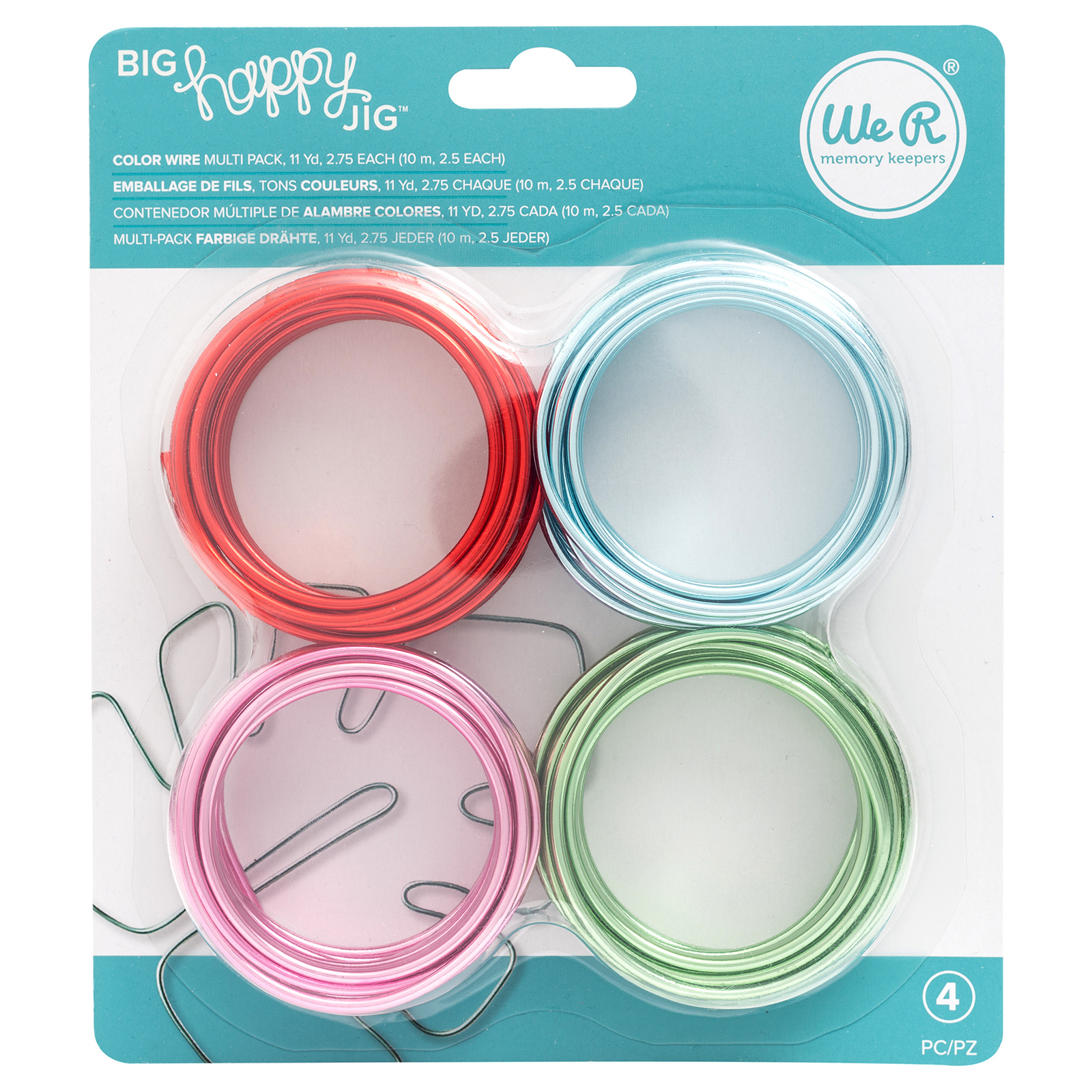 Multi Color - Color Wire 4/Pkg - Big Happy Jig