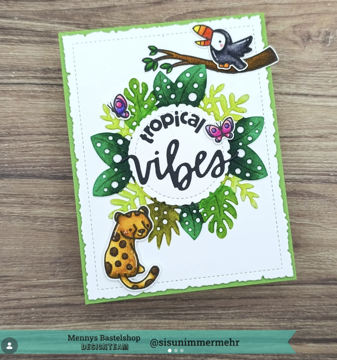 Magical Iris Tropical Leaves Add-On