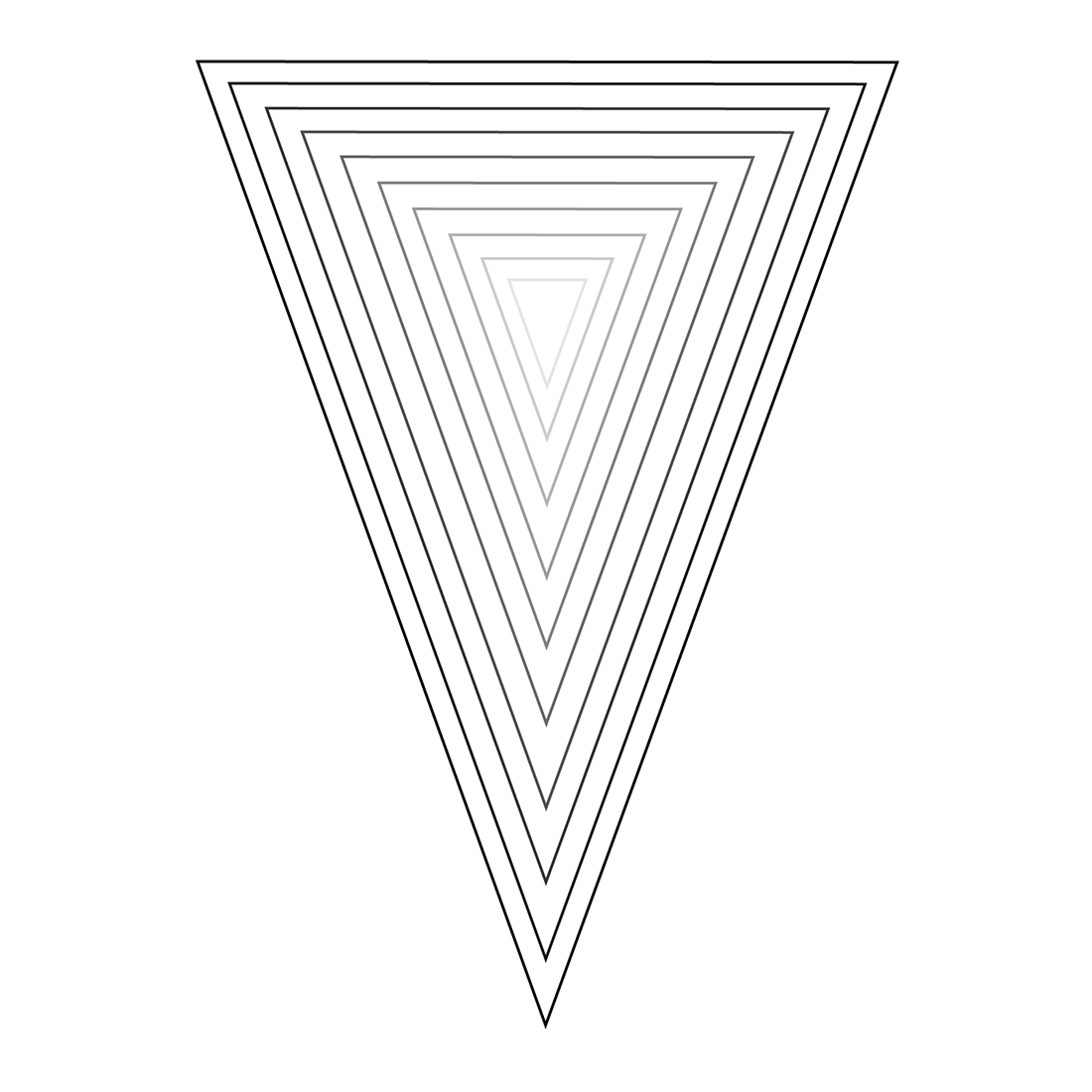 Stacking Pennants - Honey Cuts