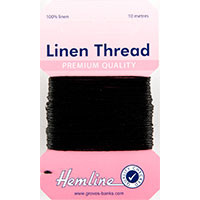 Leinengarn in schwarz Leinengarn in schwarz