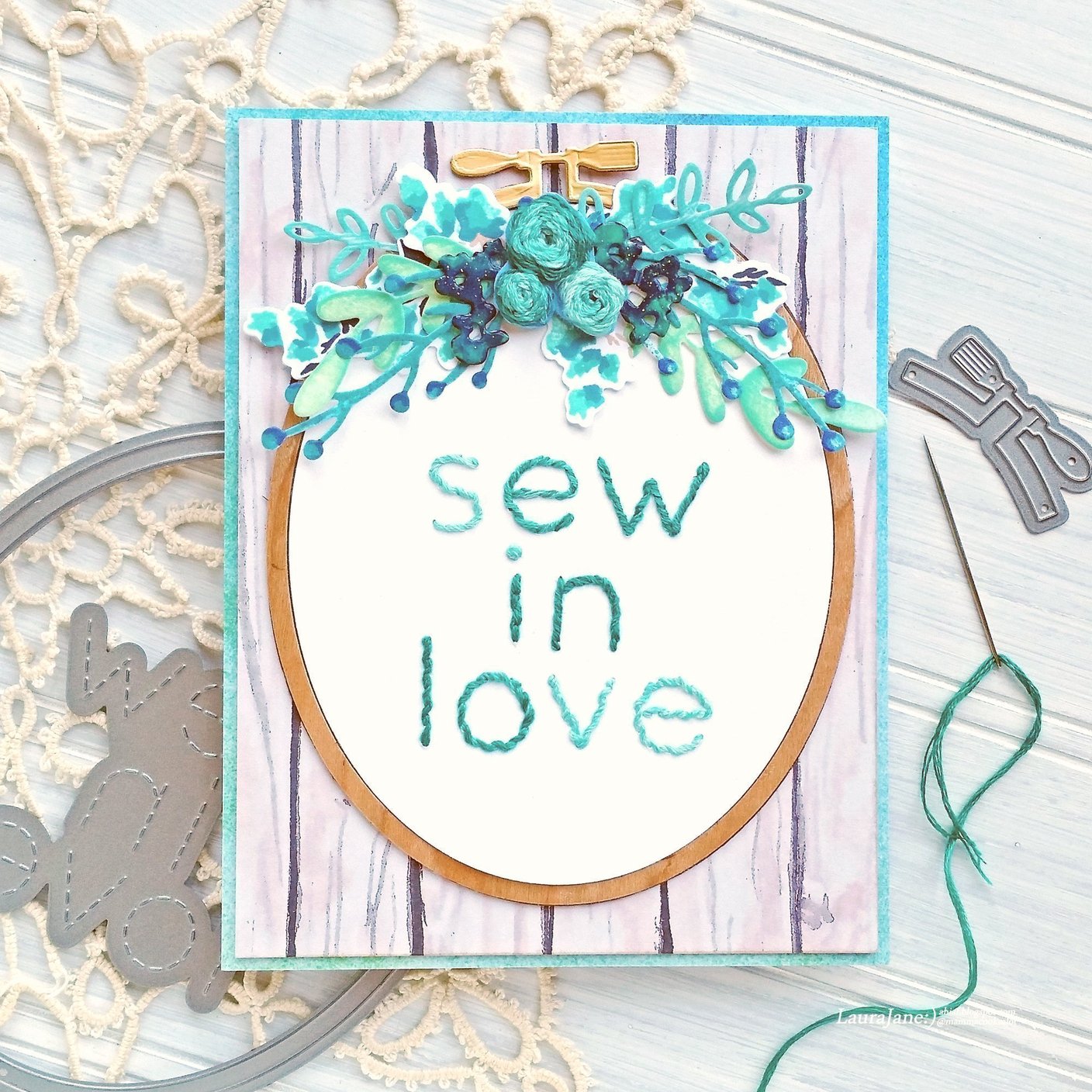 Oval Embroidery Hoop - Die Set