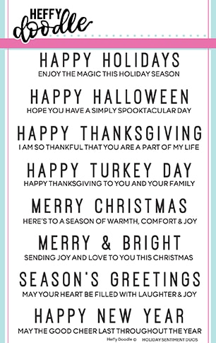 Holiday Sentiment Duos