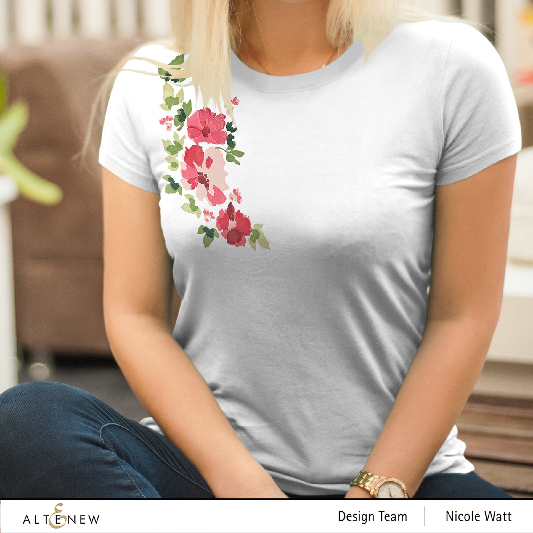 Ruby Red - Mixed Media Ink