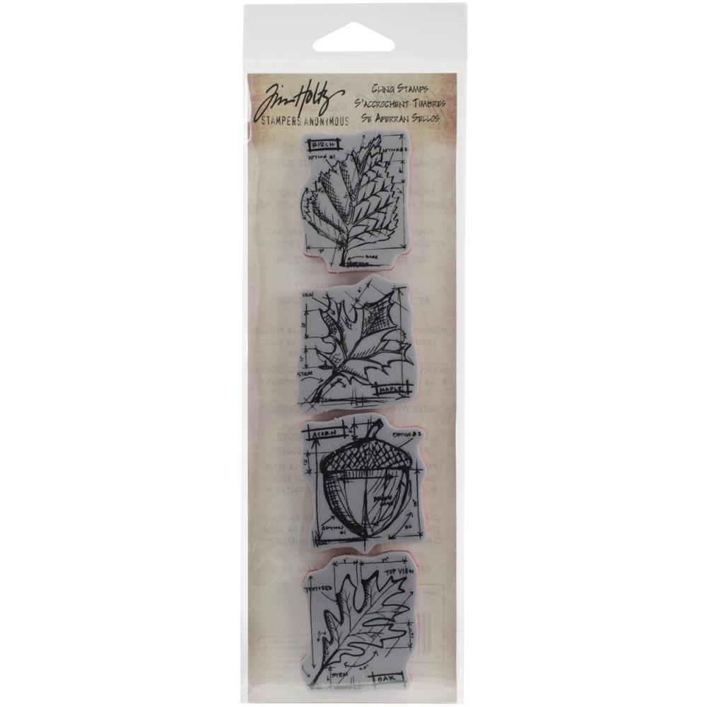 Autumn - Tim Holtz Cling Stamps