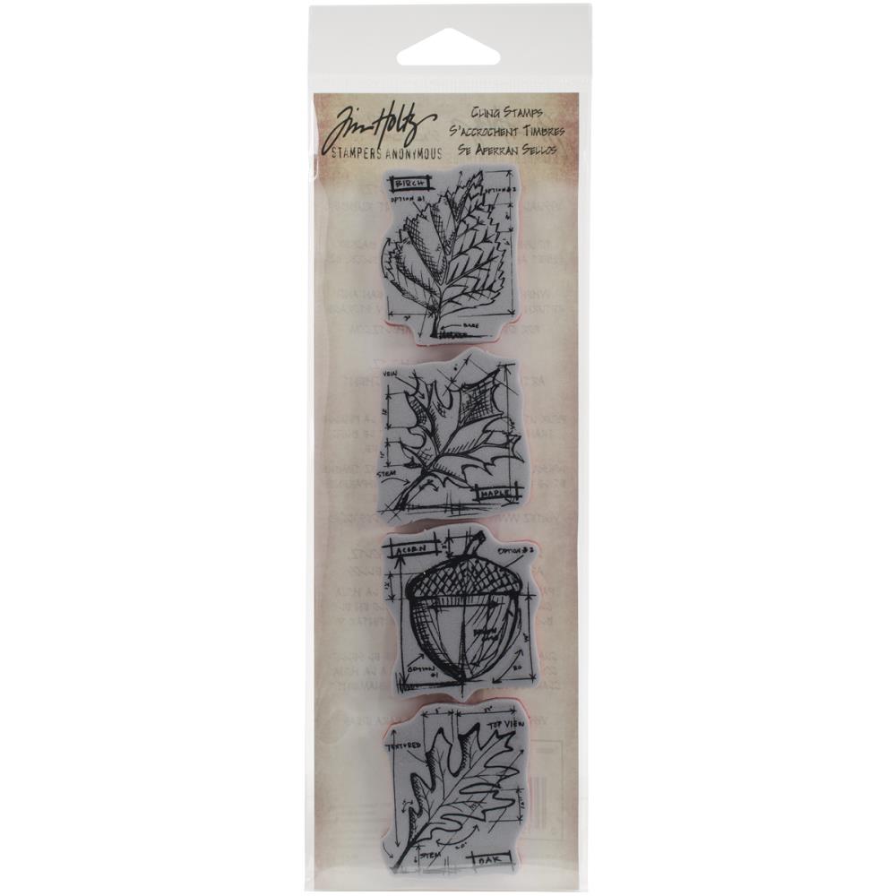 Autumn - Tim Holtz Cling Stamps Autumn - Tim Holtz Cling Stamps