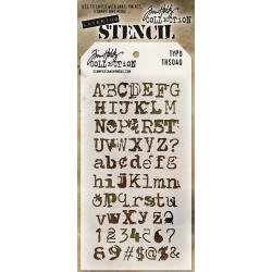 Typo - Tim Holtz - Layering Stencil