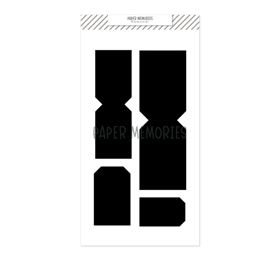 Folded Tags With Frame - Die