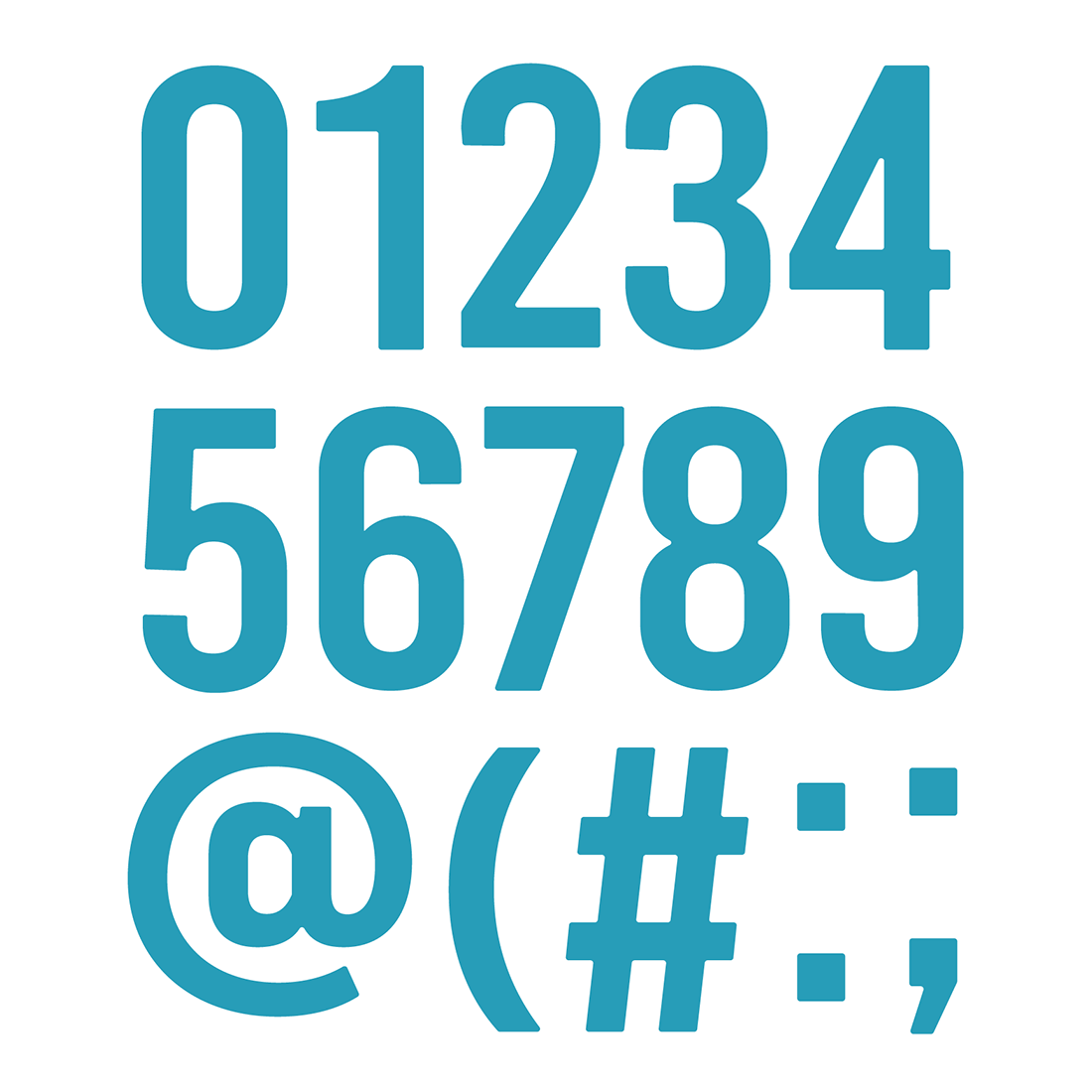 Bee Bold Numeric - Honey Cuts