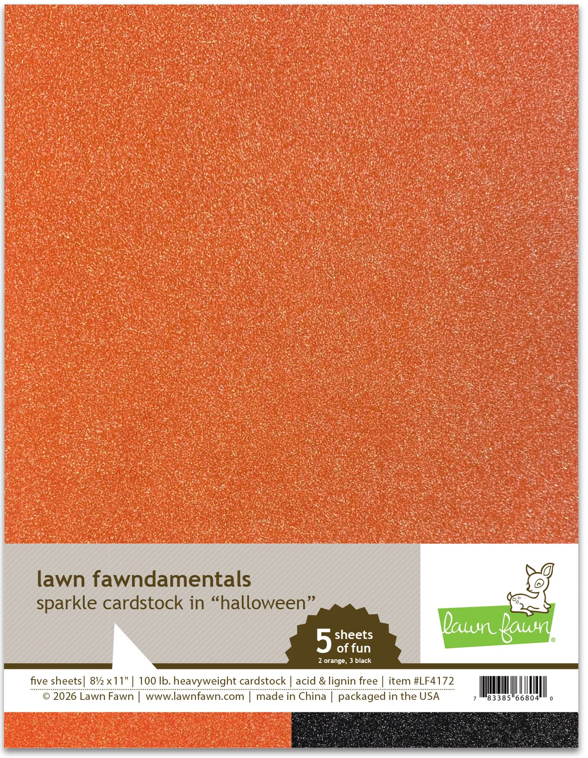 Halloween Pack - Sparkle Cardstock 