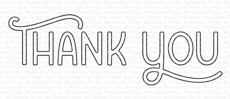 Stylish Thank You - Die-namics