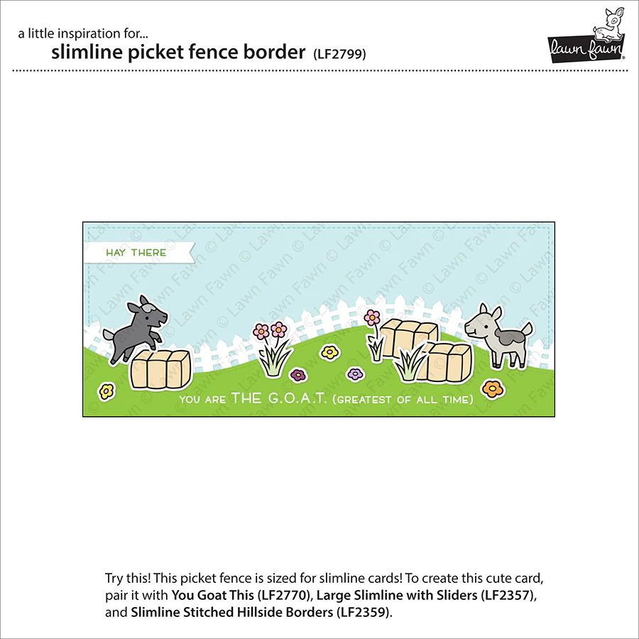 slimline picket fence border - Lawn Cuts slimline picket fence border - Lawn Cuts