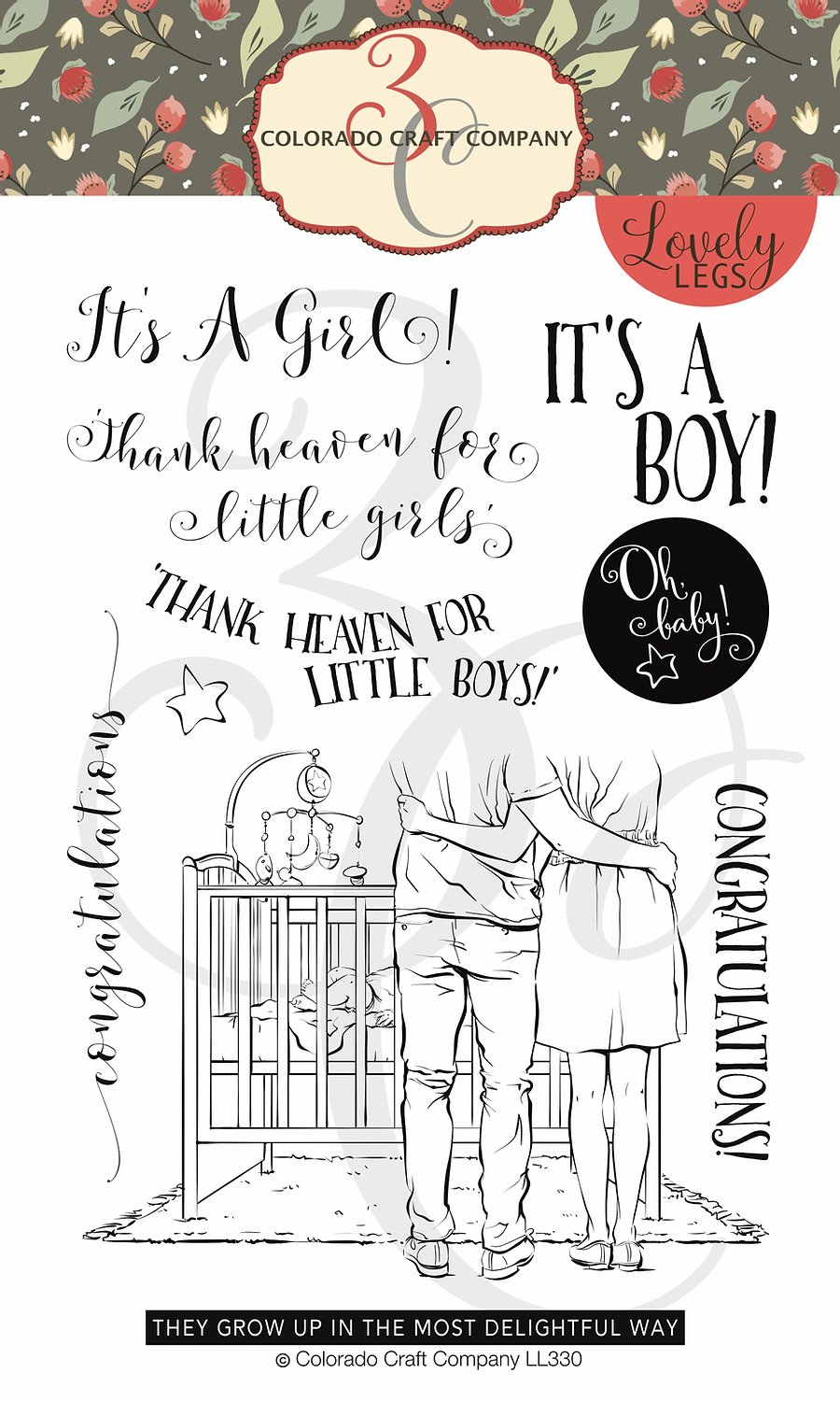 Baby Congrats - Lovely Legs Baby Congrats - Lovely Legs
