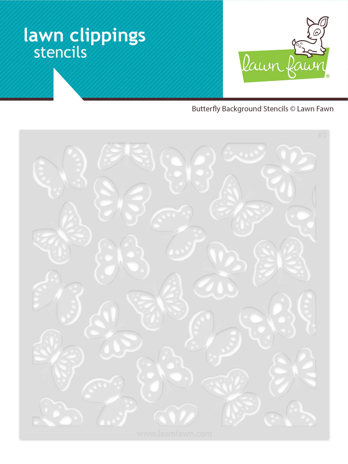 Butterfly Background - Stencils 