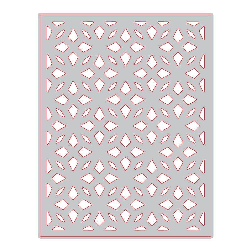 Winter Prism Cover Plate - Middle - Honey Cuts