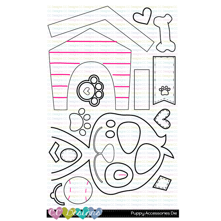 Puppy Accessories - Metal Die