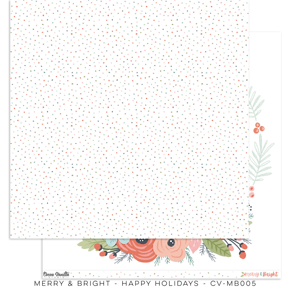 Happy Holidays - Paper - MERRY & BRIGHT - Joy To The World Happy Holidays - Paper - MERRY & BRIGHT - Joy To The World