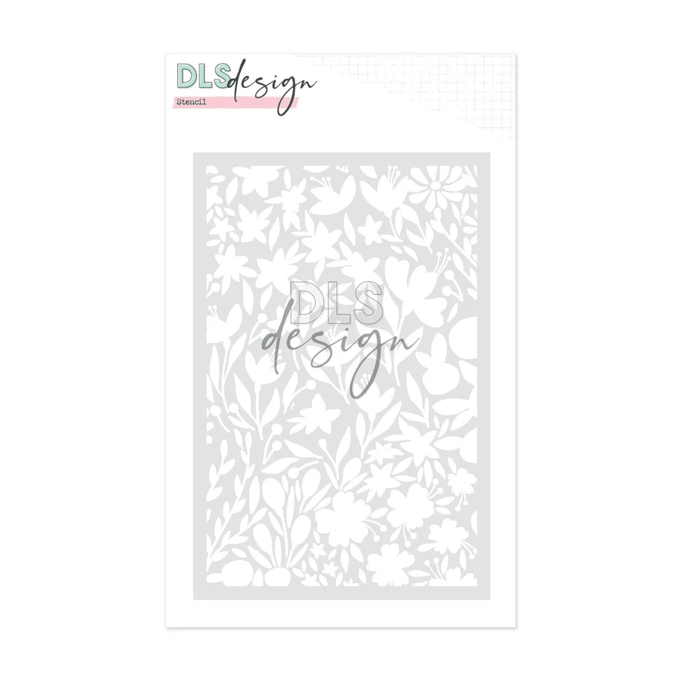 Flowers - Stencil Flowers - Stencil