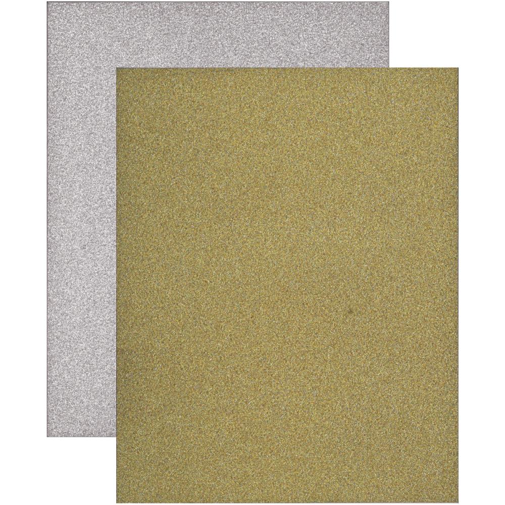Adhesive Deco Sheets - (4) Bronze & (4) Silver - Idea-Ology