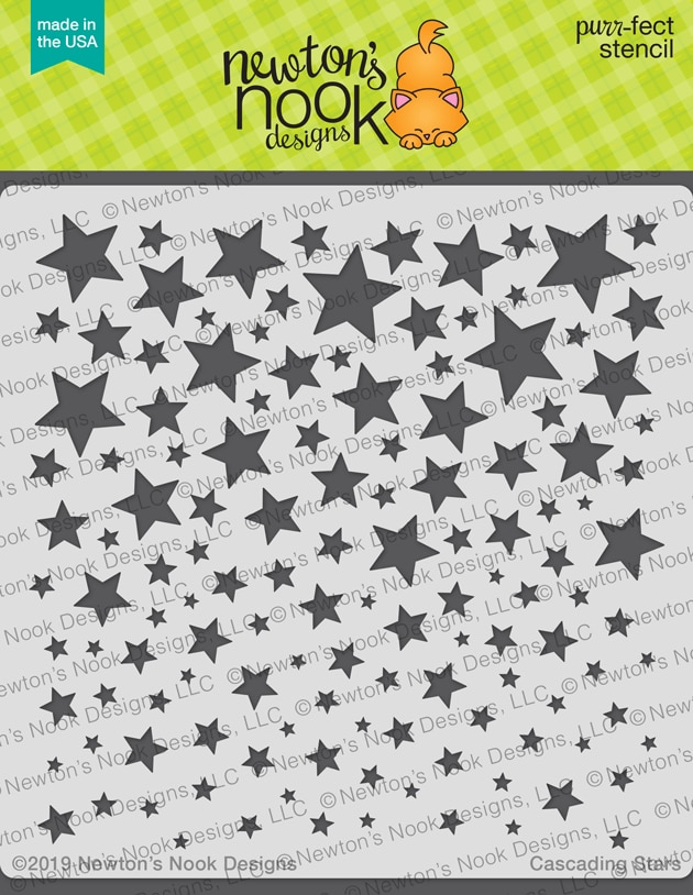 Cascading Stars - Stencil