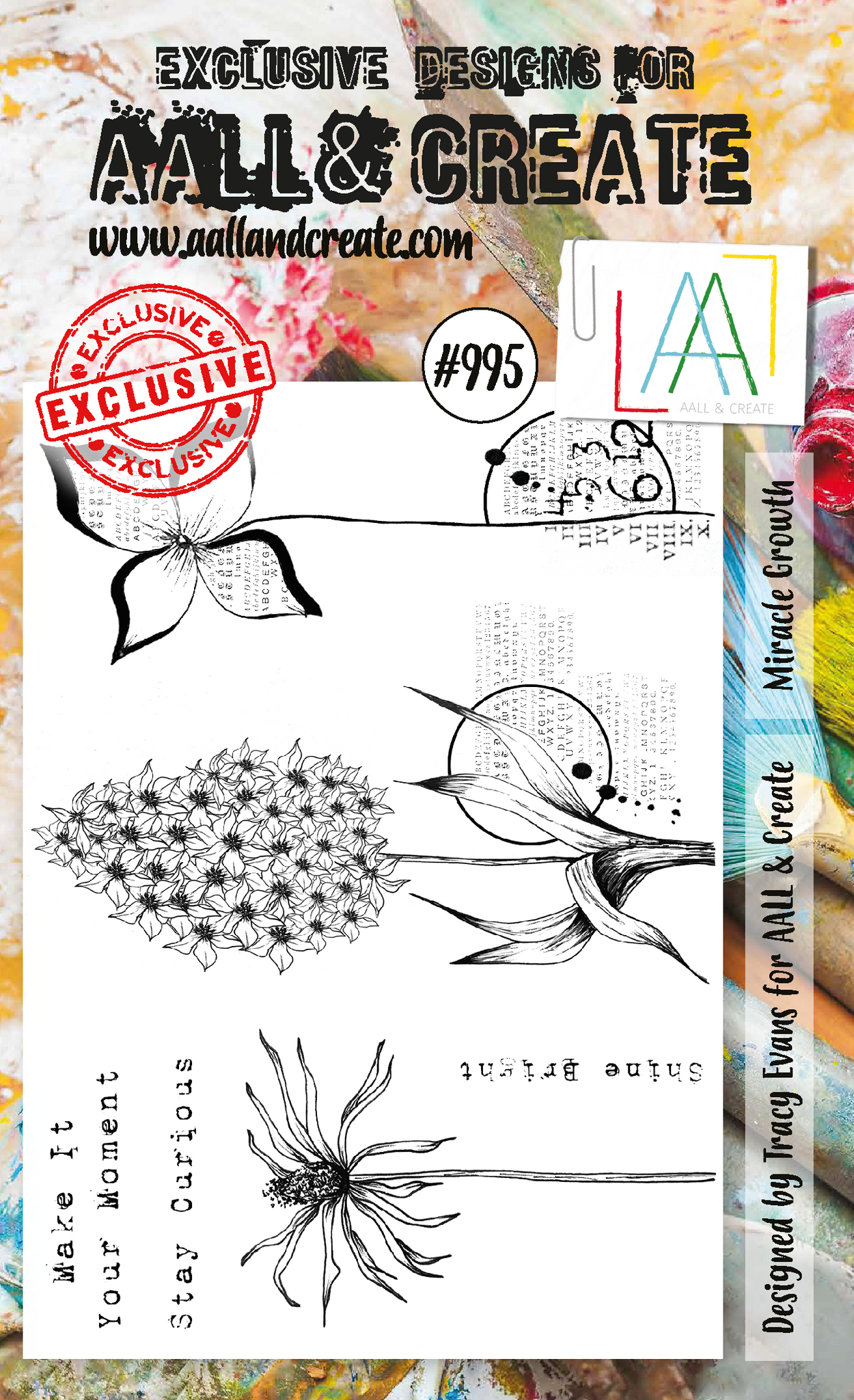 #995 - A6 Stamp Set - Miracle Growth