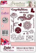 Love & Romance Photopolymer A6 Stamp Set - Hello Beautiful