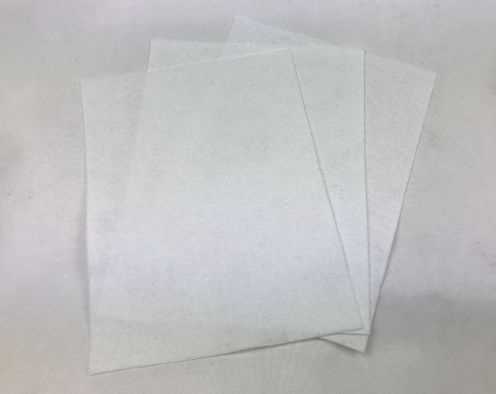 Filzplatte in Weiß Filzplatte in Weiß