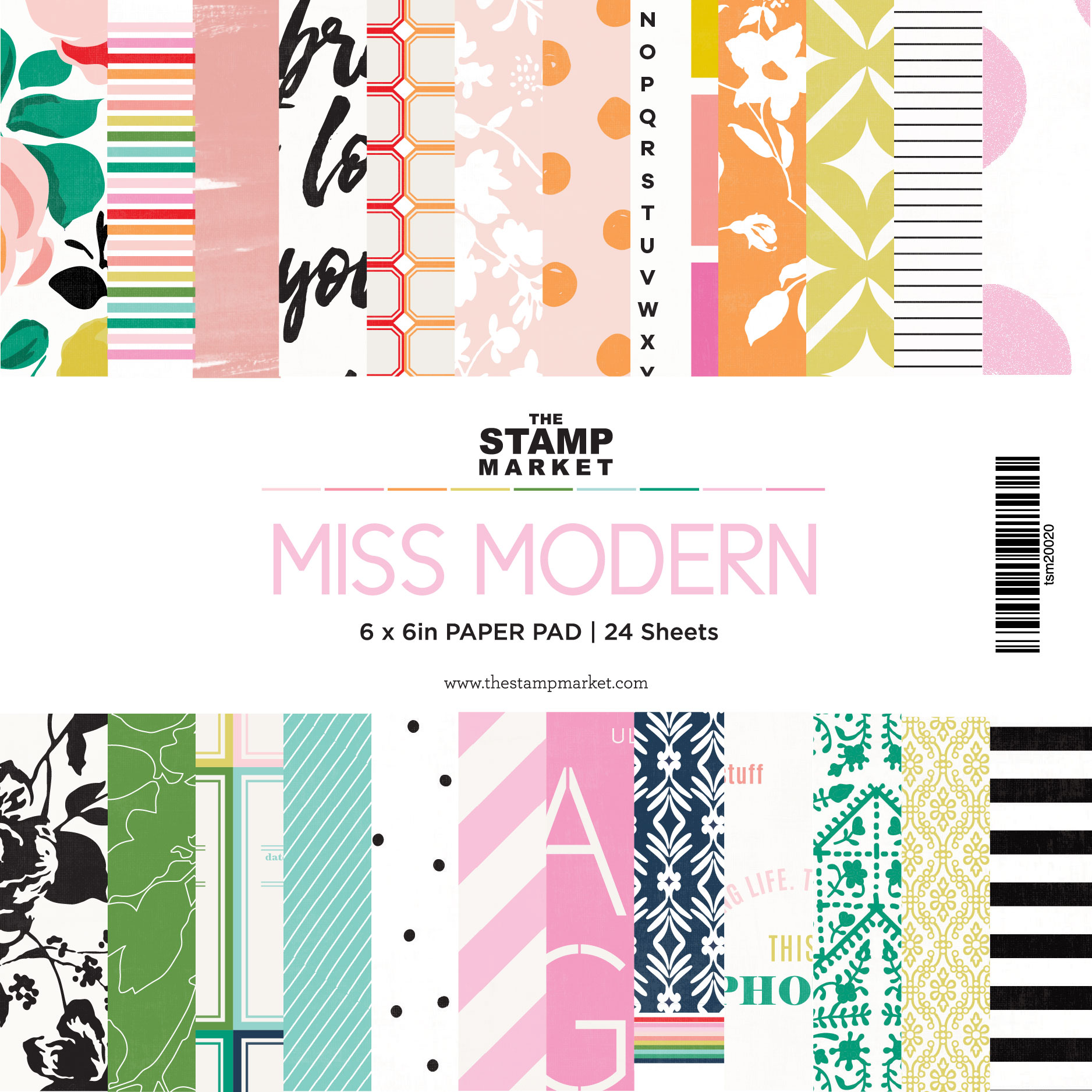 Miss Modern 6"x6" Paper Pack