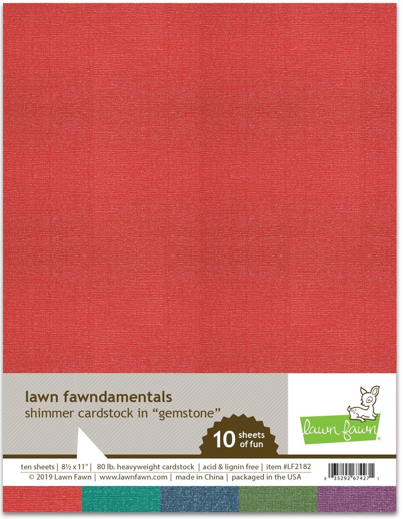 Gemstone - Shimmer Cardstock - Lawn Fawn