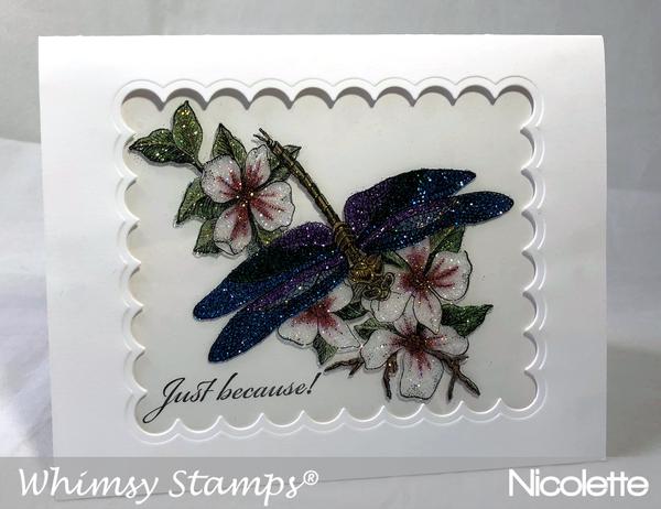 Dragonfly Floral - DoveArt