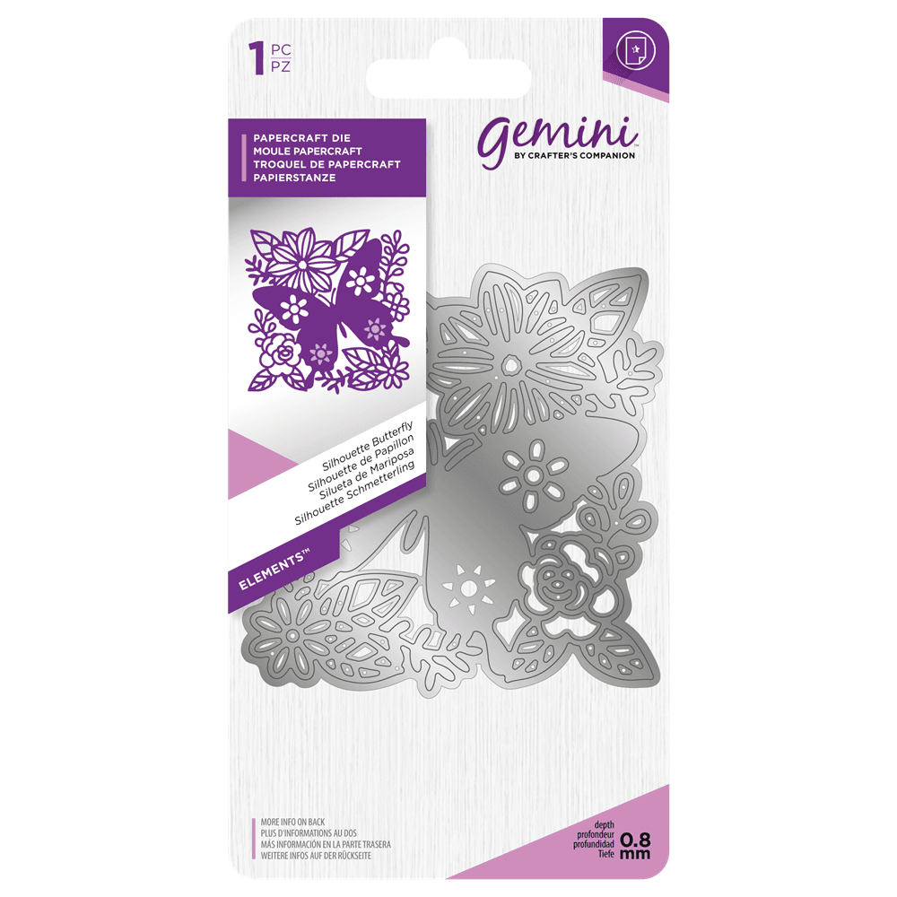 Silhouette Butterfly - Gemini Elements Silhouette Butterfly - Gemini Elements