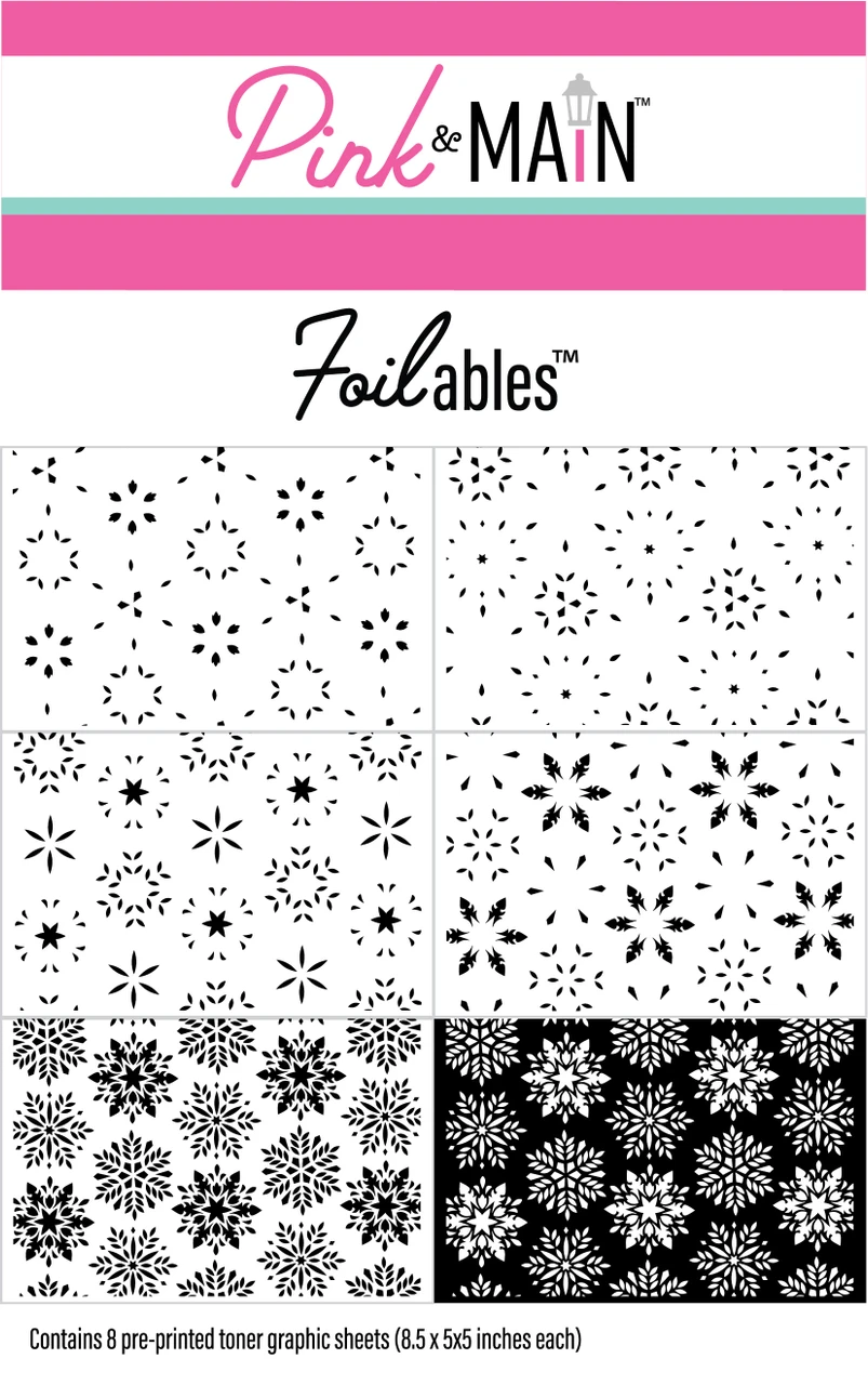 Layering Snowflakes - Foilables® Sheets Layering Snowflakes - Foilables® Sheets