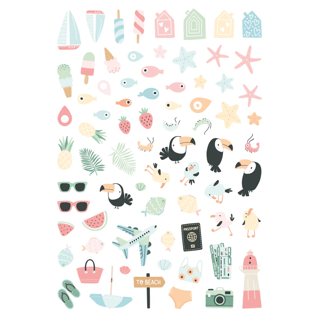 Die Cut - Tropical Dream  Die Cut - Tropical Dream