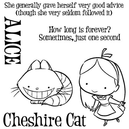 Cheshire Cat - Rubberstamp Cheshire Cat - Rubberstamp