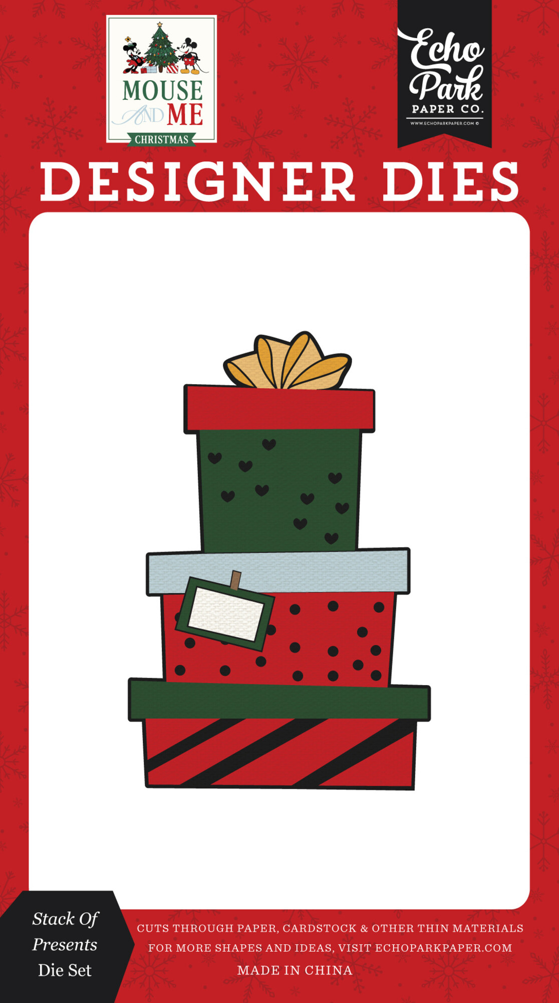 Stack Of Presents - Mouse And Me Christmas - Die