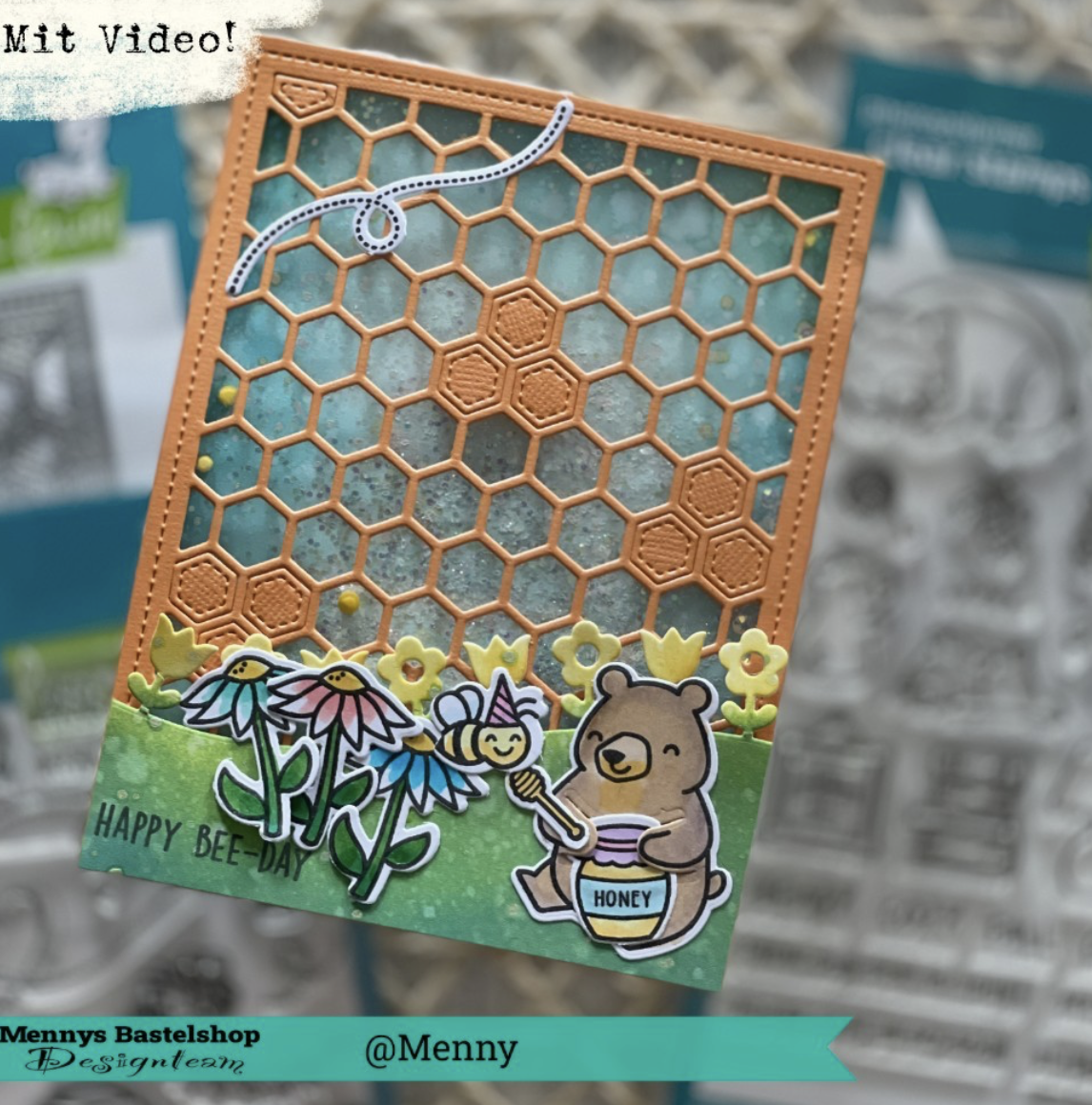 Shakercard Honeycomb Backdrop - Mit Video Shakercard Honeycomb Backdrop - Mit Video