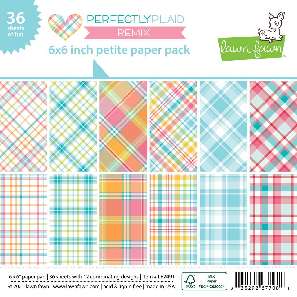 Perfectly Plaid Remix Petite - Paper Pack 6x6 Perfectly Plaid Remix Petite - Paper Pack 6x6
