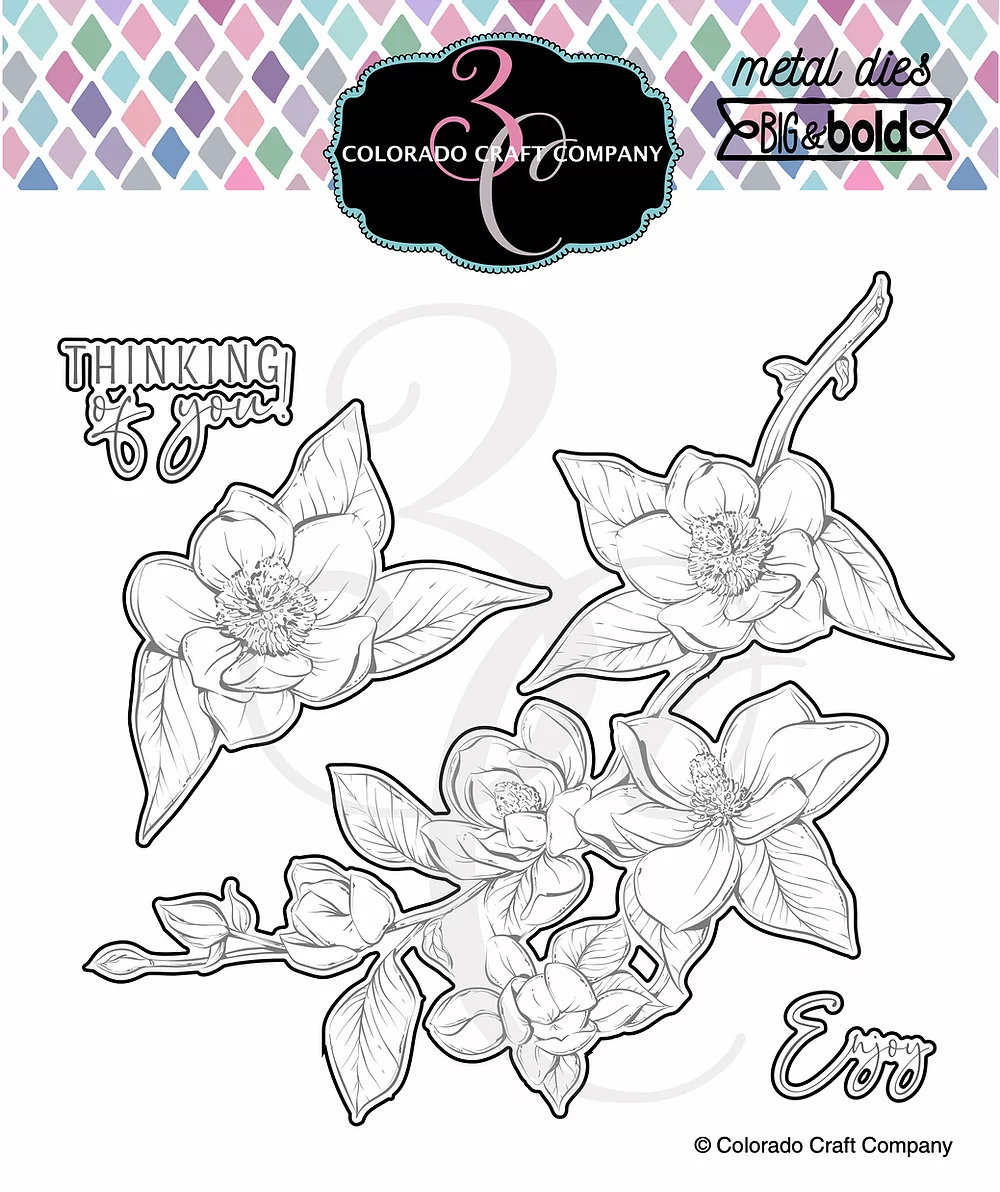 Thinking Of You Magnolias - Big & Bold - Die Set
